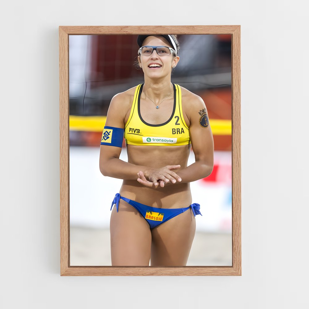 Poster Barbara de seixas – affiche Beach-volley (vue 4)